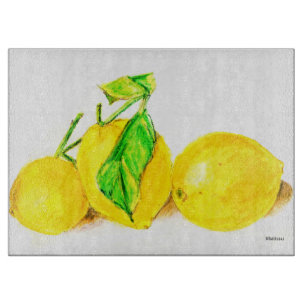 Planche À Découper trois citrons