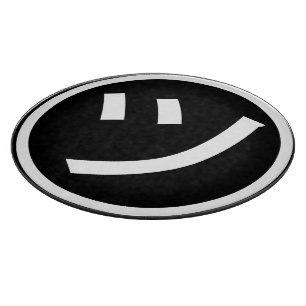 Planche À Découper ㋡ Tsu Kana Katakana Smiling Emoji / Emoticon