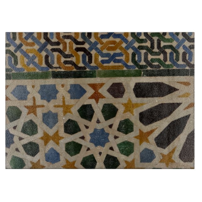 Planche À Découper Tuile #3 de mur d'Alhambra (Devant)