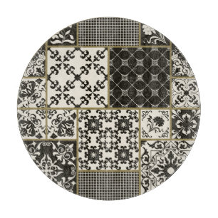 Planche À Découper Tuiles de Majolica Motifs islamiques.