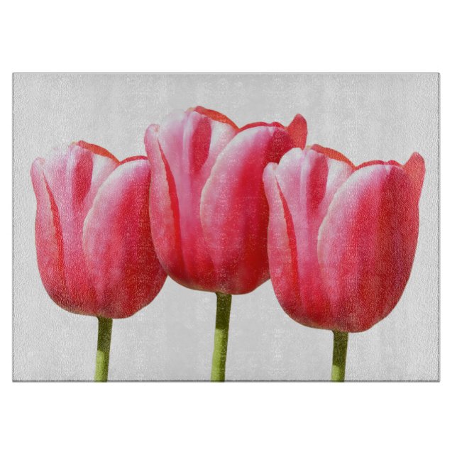 Planche À Découper Tulipes de trio (Devant)