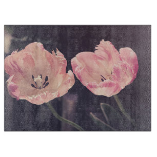 Planche À Découper Tulipes en fleurs mignonnes -Personnalisées