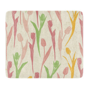 Planche À Découper Tulipes Jolies Fleurs Ambiance Naturelle de Printe