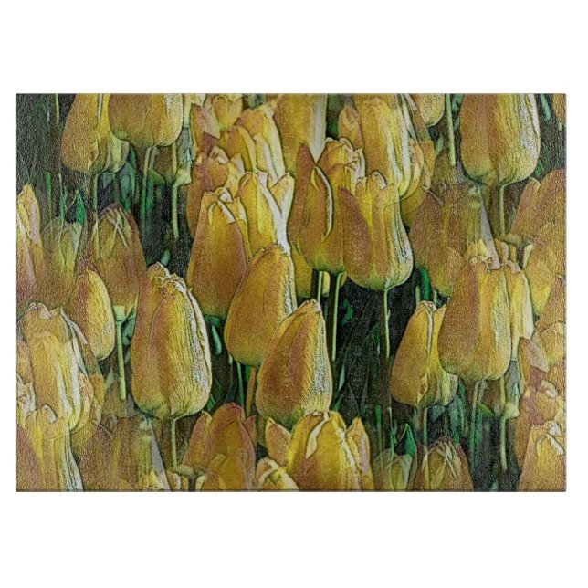 Planche À Découper Tulips Sunshine Yellow (Devant)