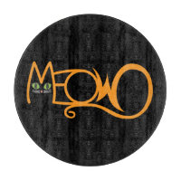 Typographie de chat MEOW ORANGE