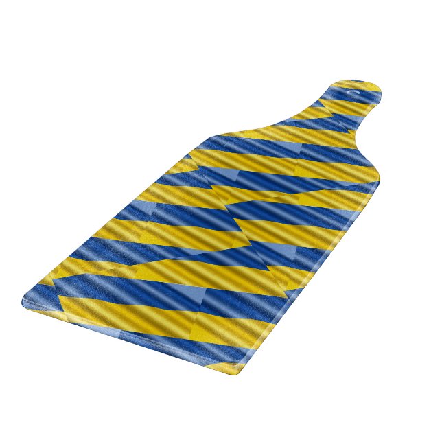 Planche À Découper Ukraine bleue et jaune Inspiration de la paix anti (Coin)