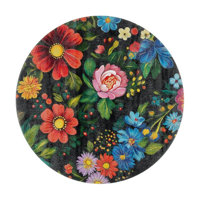 Planche À Découper Ukrainian folk art.  (Devant)