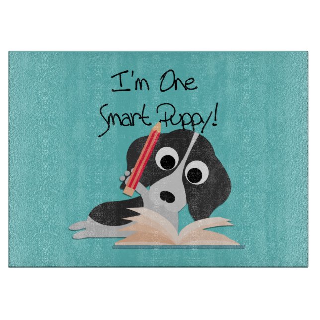 Planche À Découper Un Chiot intelligent (Devant)