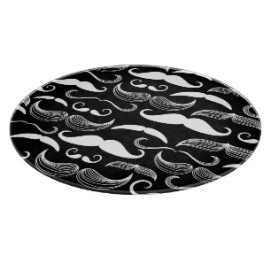 Planche À Découper Un Club de Gentlemen. motif Mustache