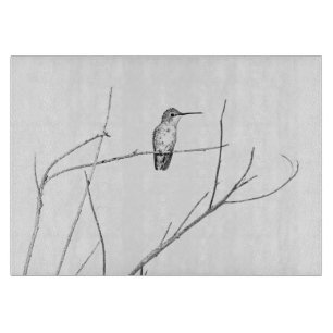 Planche À Découper Un colibri sur un bâton