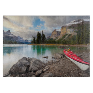 Planche À Découper Un kayak de mer à terre à Spirit Island