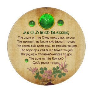 Planche À Découper Un vieux parchemin de Noël irlandais