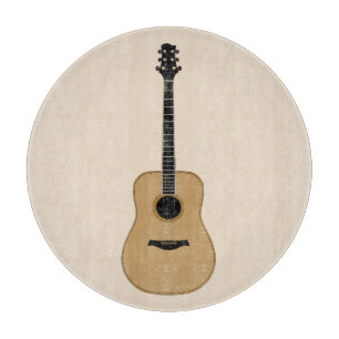 Planche À Découper Une jolie guitare