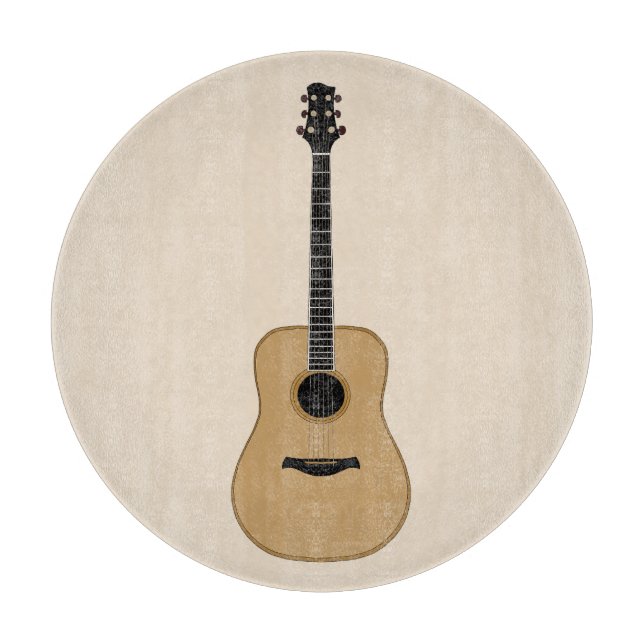 Planche À Découper Une jolie guitare (Devant)