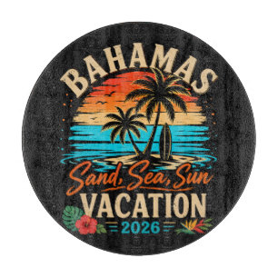 Planche À Découper Vacances Bahamas Sable Mer Soleil 2026