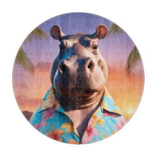 Planche À Découper Vacances Hippopotamus