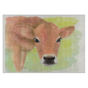 Planche À Découper Vache aquarelle