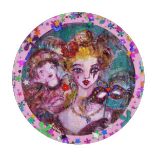 PLANCHE À DÉCOUPER VALENTINE ADORE LE PARTI VÉNÉTIEN MASQUERADE