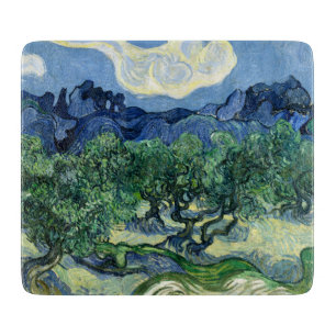 Planche À Découper Van Gogh La peinture paysagère des oliviers