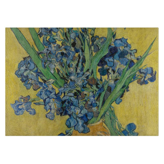 Planche À Découper Van Gogh Vase avec l'impressionnisme classique d'I (Devant)