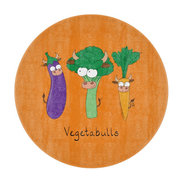 Planche À Découper Végétaux amusants Cute Cartoon Enfants (Devant)