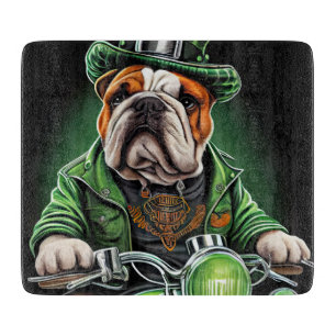 Planche À Découper Vélo Bulldog Saint-Patrick