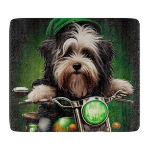 Planche À Découper Vélo de conduite de chien Havanais St. Patrick's D