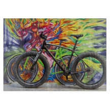 Vélo de graisse et flammes