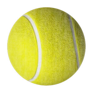 Planche À Découper Verre de balle de tennis simple Sports