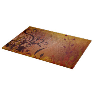 Planche À Découper Verre de cuivre de rosée