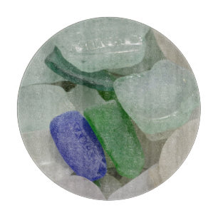 Planche À Découper Verre de plage pâle