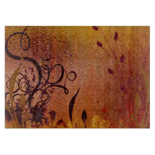 Planche À Découper Verre de rosée de cuivre