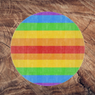 Planche À Découper Verre rond Spectrum of Pride