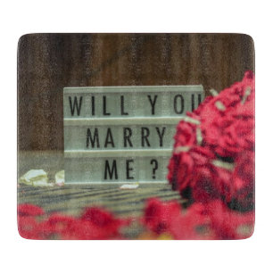 Planche À Découper Veux-Tu M'Épouser ? Proposition de mariage