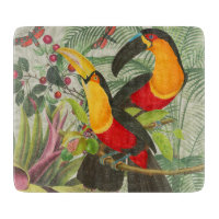 Vibrant Tropical Toucan Birds Art Exotic Jungle