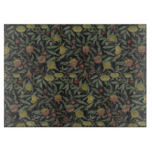 Planche À Découper Victorien vintage William Morris Feuilles de fruit