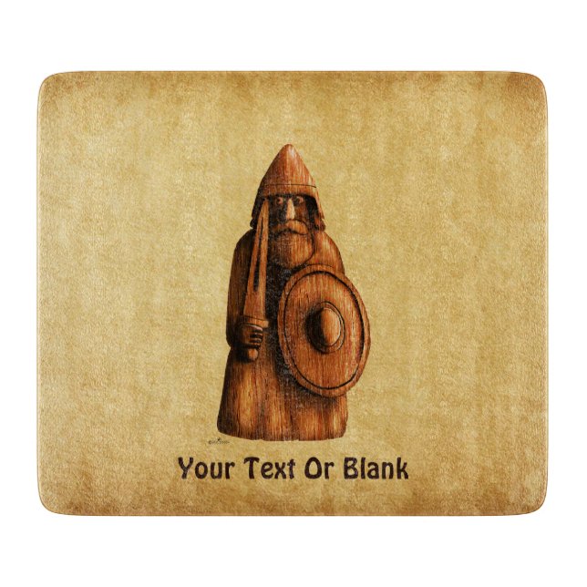 Planche À Découper Viking rustique (Devant)