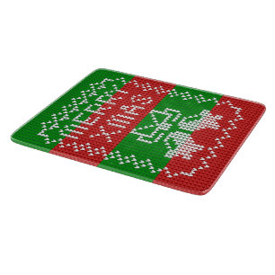 Planche À Découper Vilain pull motif sonnettes Joyeux fils Xmas