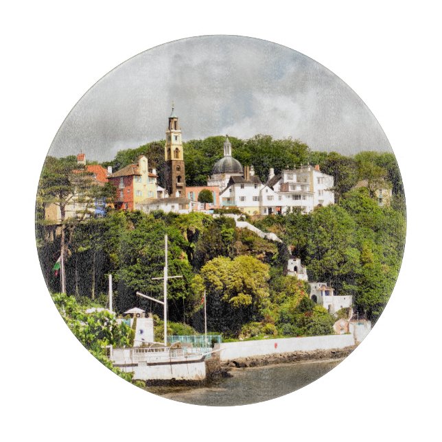 PLANCHE À DÉCOUPER VILLAGES DE WALES (Devant)