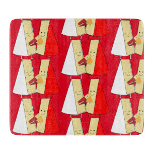 Planche À Découper Vin Et Fromage Invitation