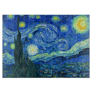Planche À Découper vincent van gogh nuit étoilée
