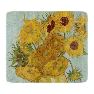 Planche À Découper Vincent Van Gogh - Vase avec douze tournesols