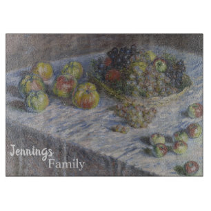 Planche À Découper Vintage de découpe monogramme à vie morte