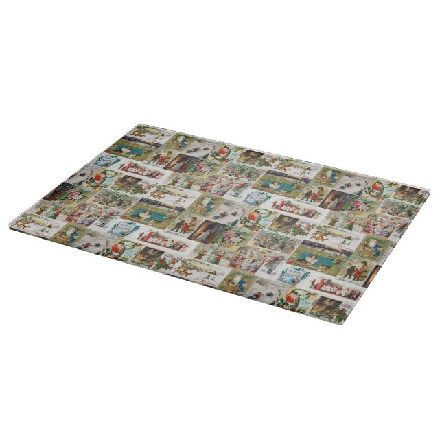 Planche À Découper Vintage Noël Antique Collage Xmas (Coin)