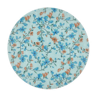 Planche À Découper Vintage simple : Motif en tissu floral