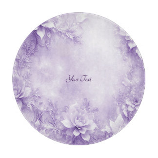 Planche à découper violet blanc
