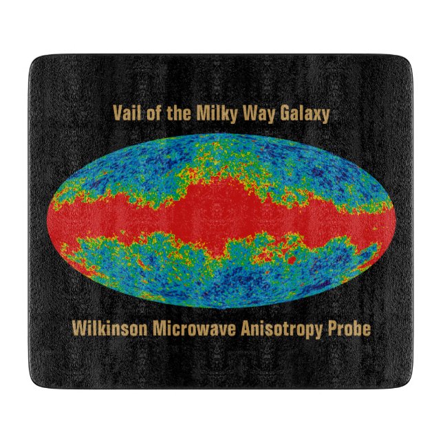 Planche À Découper Voile Galaxy Voie Lactée sur l'univers WMAP (Devant)