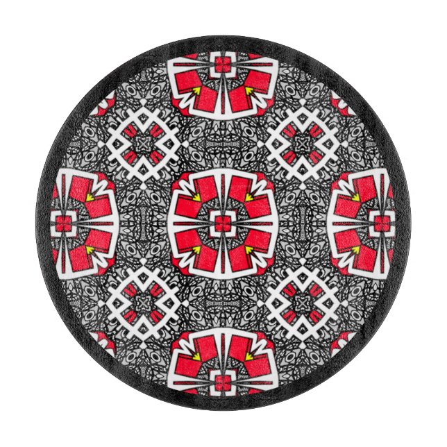 Planche À Découper Volume seize kaléidoscope art cinq (Devant)