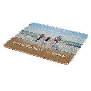 Planche À Découper Votre carte de découpe de photos de famille avec t