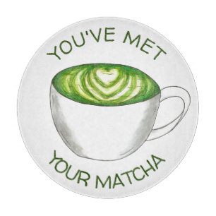 Planche À Découper Vous avez rencontré votre Match Matcha Green Tea L